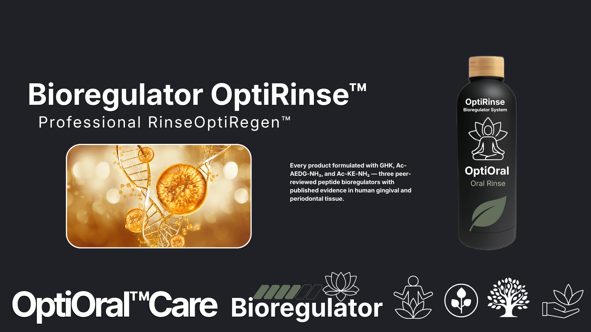 OptiRegen™ — Bioregulator Oral Rinse · Flagship